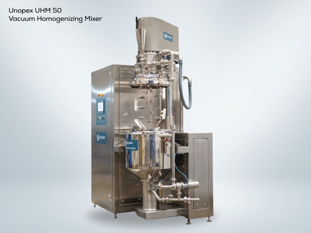 vacuum homogenizing mixer